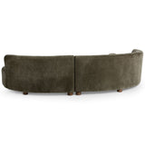 Octavia 2 Piece Sectional, Olive Moss