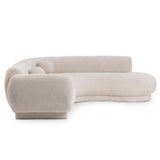 Serena 2 Piece Sectional, Buttercream