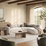 Serena 2 Piece Sectional, Buttercream
