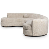 Concord 2 Piece Sectional, Frosty Oat