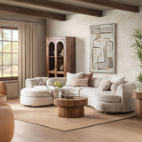 Concord 2 Piece Sectional, Frosty Oat