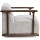 Lucia Swivel Chair, Ivory