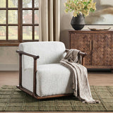 Lucia Swivel Chair, Ivory