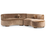Octavia 2 Piece Sectional, Walnut Heather
