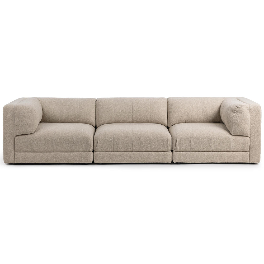 Adalynne 3 Piece Sectional, Buttermilk
