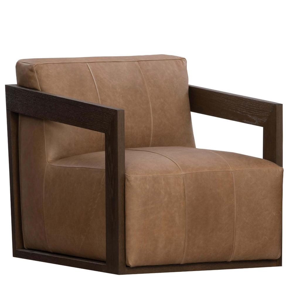 Joseph Swivel Chair, Toffee Brown