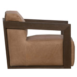 Joseph Swivel Chair, Toffee Brown