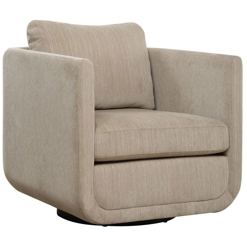 Abound Swivel Chair, Porcelain