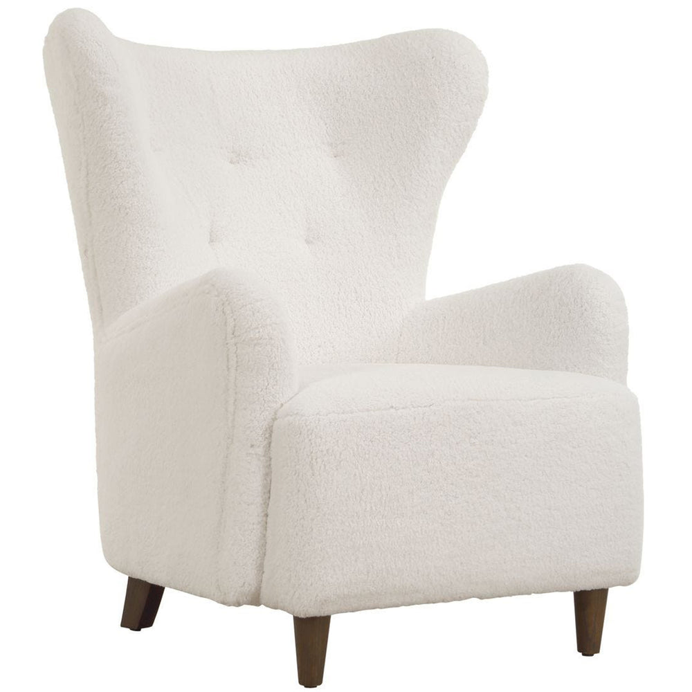 Ingel Armchair, White-Furniture - Chairs-High Fashion Home