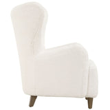 Ingel Armchair, White-Furniture - Chairs-High Fashion Home