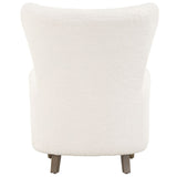 Ingel Armchair, White-Furniture - Chairs-High Fashion Home
