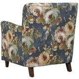 Lainey Armchair, Floral-Furniture - Chairs-High Fashion Home