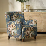Lainey Armchair, Floral-Furniture - Chairs-High Fashion Home