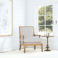 Crocker Chair, Blue Stripe-Furniture - Chairs-High Fashion Home
