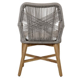 Marley Outdoor Dining Chair, Gray-Furniture - Outdoor-High Fashion Home