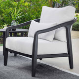 Aria Outdoor Chair, Black-Furniture - Outdoor-High Fashion Home