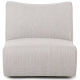 Atlas Outdoor Swivel Chair, Light Gray-Furniture - Outdoor-High Fashion Home