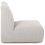 Atlas Outdoor Swivel Chair, Light Gray-Furniture - Outdoor-High Fashion Home