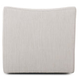 Atlas Outdoor Swivel Chair, Light Gray-Furniture - Outdoor-High Fashion Home