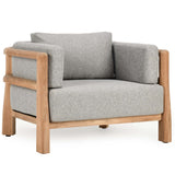 Aston Outdoor Accent Chair, Natural/Gray-Furniture - Outdoor-High Fashion Home