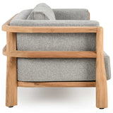 Aston Outdoor Sofa, Natural/Gray
