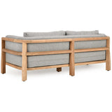 Aston Outdoor Sofa, Natural/Gray
