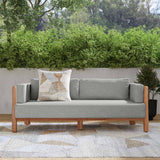 Aston Outdoor Sofa, Natural/Gray