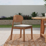 Aston Outdoor Dining Chair, Natural-Furniture - Outdoor-High Fashion Home