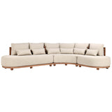 Isla Outdoor Sectional, Natural-Furniture - Outdoor-High Fashion Home