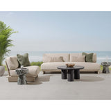 Livia Outdoor Sofa, Taupe-Furniture - Outdoor-High Fashion Home