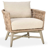 Collins Outdoor Accent Chair, Natural/Sand-Furniture - Outdoor-High Fashion Home