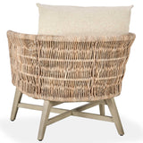 Collins Outdoor Accent Chair, Natural/Sand-Furniture - Outdoor-High Fashion Home