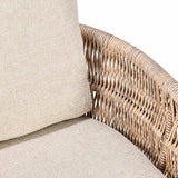 Collins Outdoor Accent Chair, Natural/Sand-Furniture - Outdoor-High Fashion Home