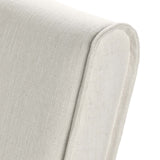 Jordan Upholstered Dining Chair Set of 2, White-Furniture - Dining-High Fashion Home