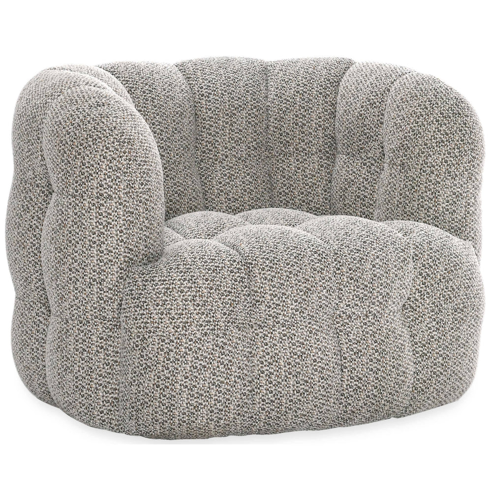 Walter Swivel Chair, Heathered Gray