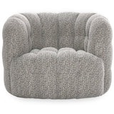 Walter Swivel Chair, Heathered Gray