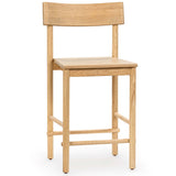 Foundation Counter Stool, Light Oak-Furniture - Chairs-High Fashion Home