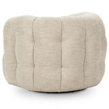 Walter Swivel Chair, Flax-Furniture - Chairs-High Fashion Home