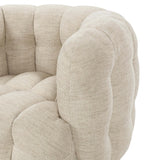 Walter Swivel Chair, Flax-Furniture - Chairs-High Fashion Home