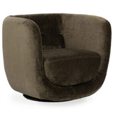 Nico Swivel Chair, Olive Green-Furniture - Chairs-High Fashion Home