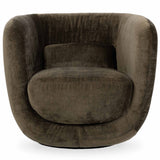 Nico Swivel Chair, Olive Green-Furniture - Chairs-High Fashion Home