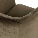 Nico Swivel Chair, Olive Green-Furniture - Chairs-High Fashion Home