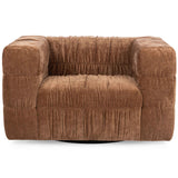 Afeela Swivel Chair, Bronze-Furniture - Chairs-High Fashion Home