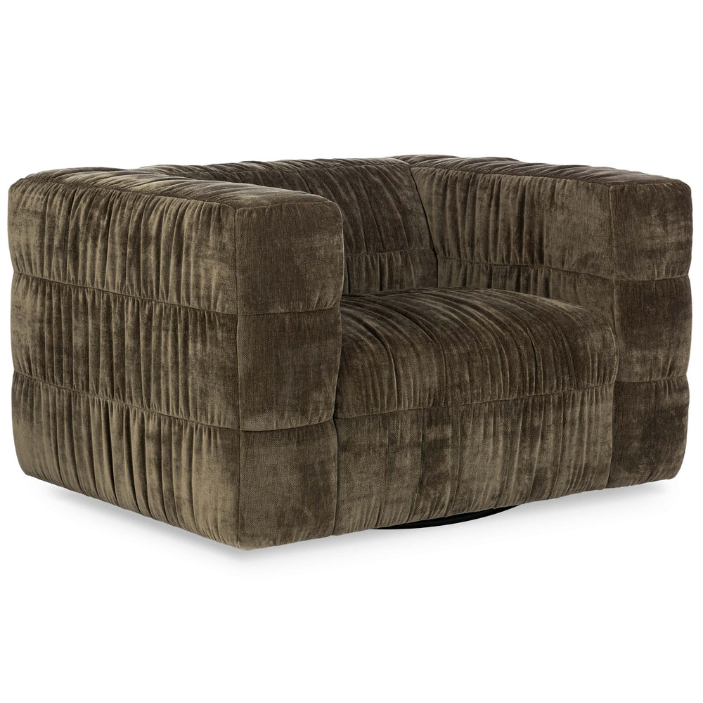 Afeela Swivel Chair, Fern Green-Furniture - Chairs-High Fashion Home