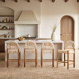 Elissa Counter Stool, Natural Reef