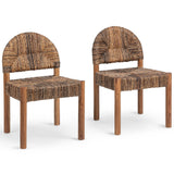 Elissa Dining Chair, Brown Astor, Set of 2