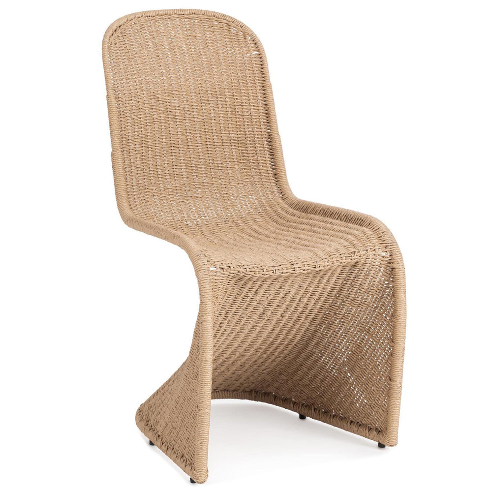 Isador Outdoor Dining Chair, Natural, Set of 2