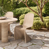 Isador Outdoor Dining Chair, Natural, Set of 2