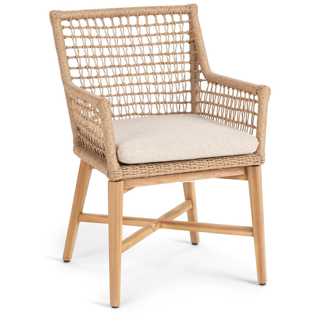 Marielle Outdoor Dining Chair, Natural, Set of 2