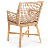 Marielle Outdoor Dining Chair, Natural, Set of 2